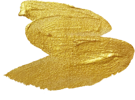 Gold Metallic Brushstroke	